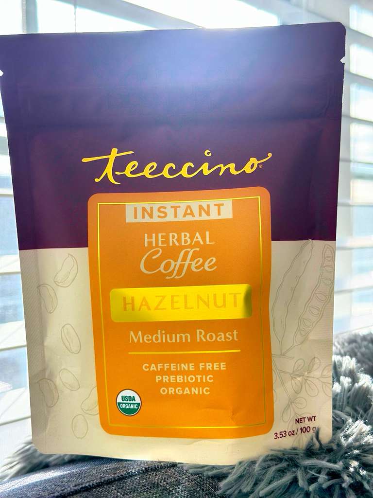 Instant Hazelnut Herbal Latte – Dairy-Free | Caffeine-Free