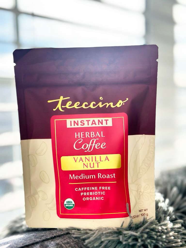 Instant Vanilla Nut Herbal Coffee – Caffeine-Free | Zero Calories