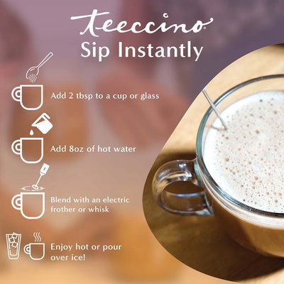 Instant Hazelnut Herbal Latte – Dairy-Free | Caffeine-Free