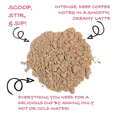 Instant French Roast Herbal Latte – Caffeine-Free | Dairy-Free