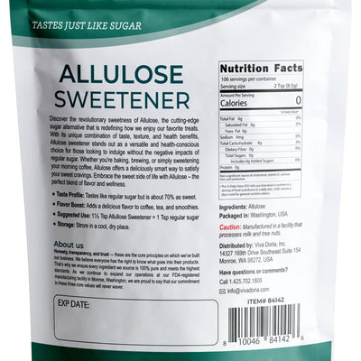 Allulose Sweetener, Great for Coffee, Tea, and Cooking