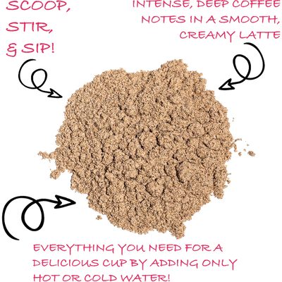 Instant French Roast Herbal Latte – Caffeine-Free | Dairy-Free