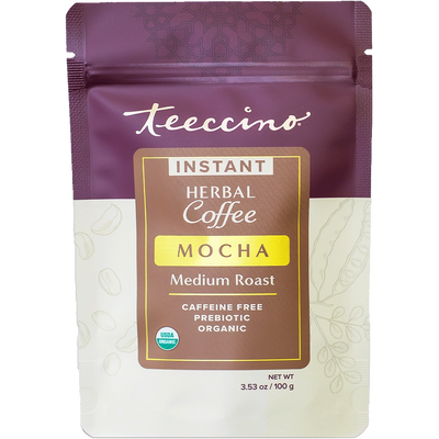 Instant Mocha Herbal Coffee – Caffeine-Free | Chocolatey & Lightly Sweetened