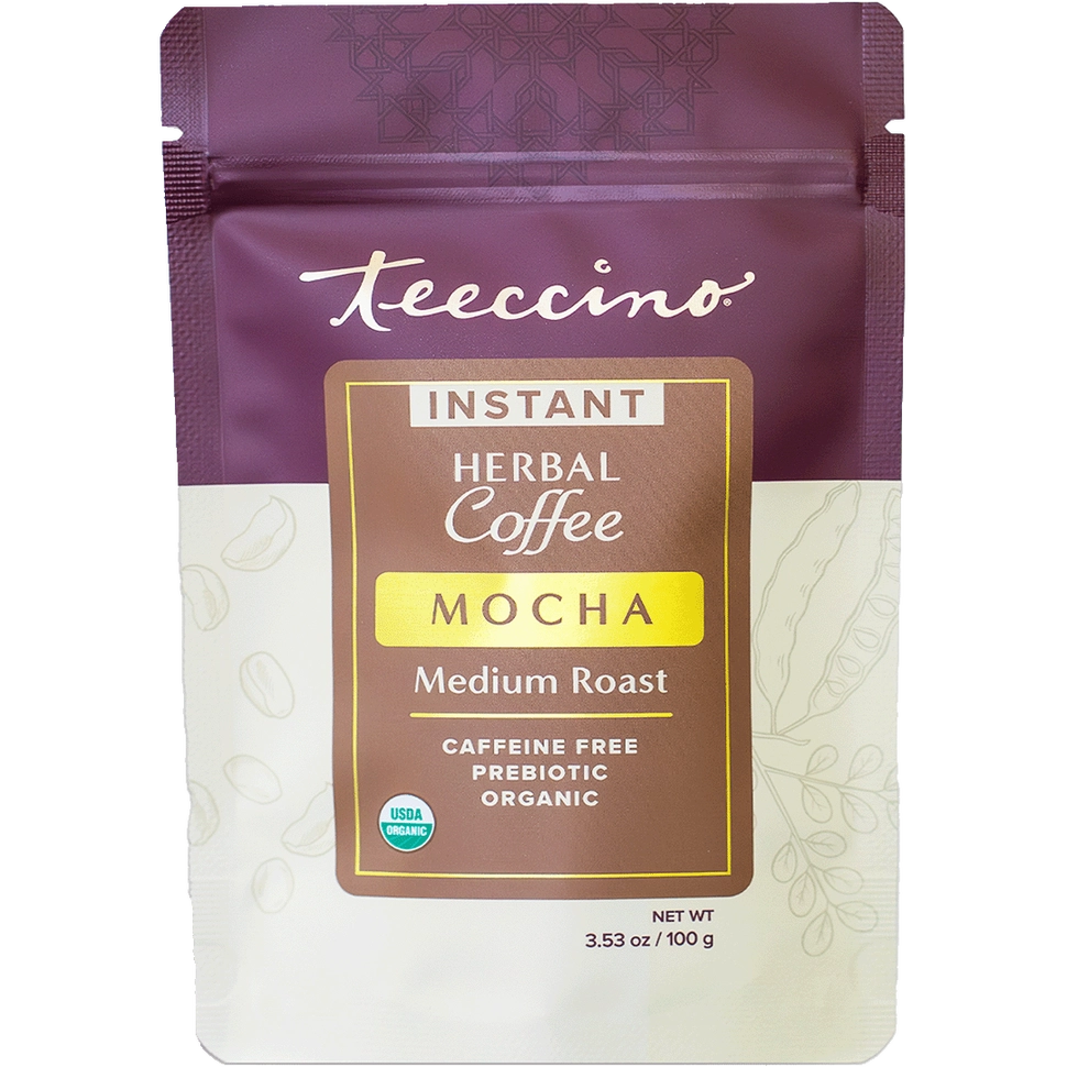 Instant Mocha Herbal Coffee – Caffeine-Free | Chocolatey & Lightly Sweetened
