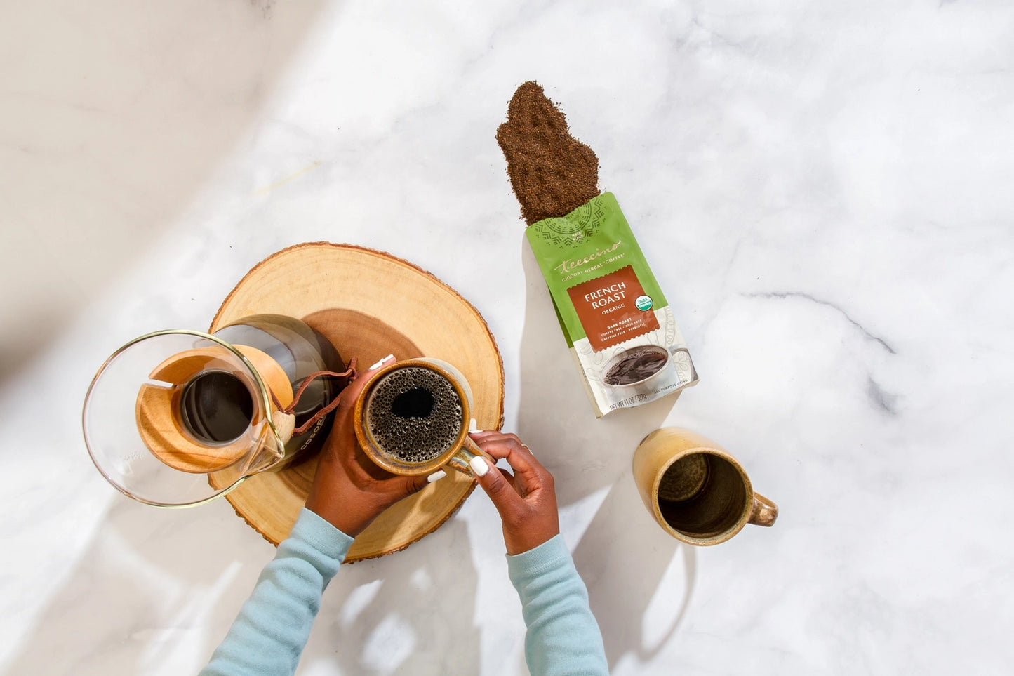 French Roast Herbal Coffee Alternative – Dark Roast (No Caf)