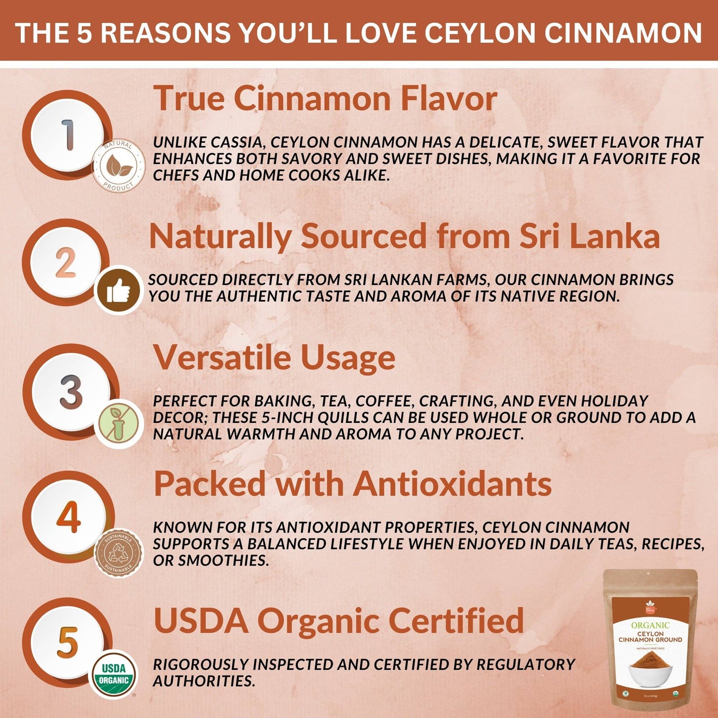 Allulose 340g + Ceylon Cinnamon 113g: Free Shipping