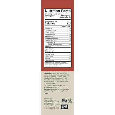 Chaga Ashwagandha Organic Herbal Mushroom Coffee –  (No Caf)