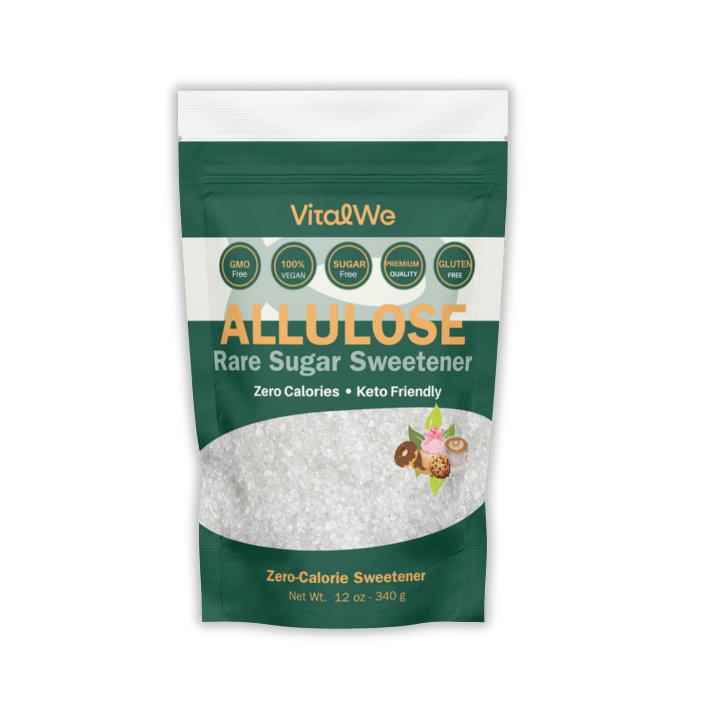 VitalWe Allulose Powder — Real Sugar Taste. Zero Calories.