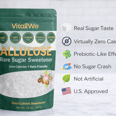 VitalWe Allulose Powder — Real Sugar Taste. Zero Calories.