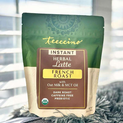 Instant French Roast Herbal Latte – Caffeine-Free | Dairy-Free