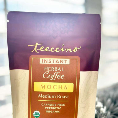 Instant Mocha Herbal Coffee – Caffeine-Free | Chocolatey & Lightly Sweetened