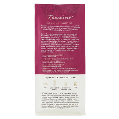 Caramel Nut Chicory Herbal Coffee – 75% Organic | Caffeine-Free | 30g Bag