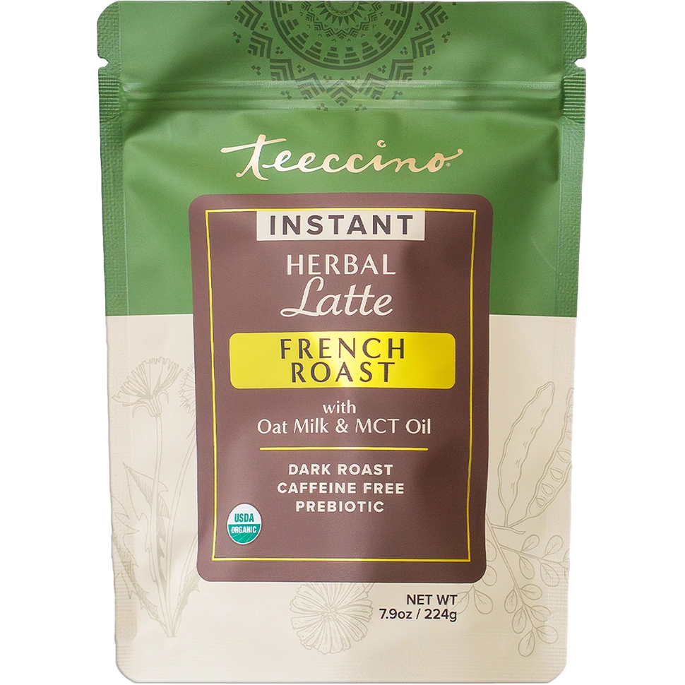 Instant French Roast Herbal Latte – Caffeine-Free | Dairy-Free