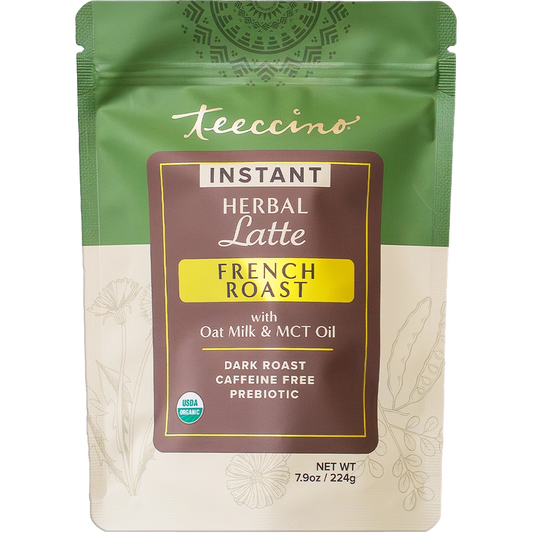 Instant French Roast Herbal Latte – Caffeine-Free | Dairy-Free