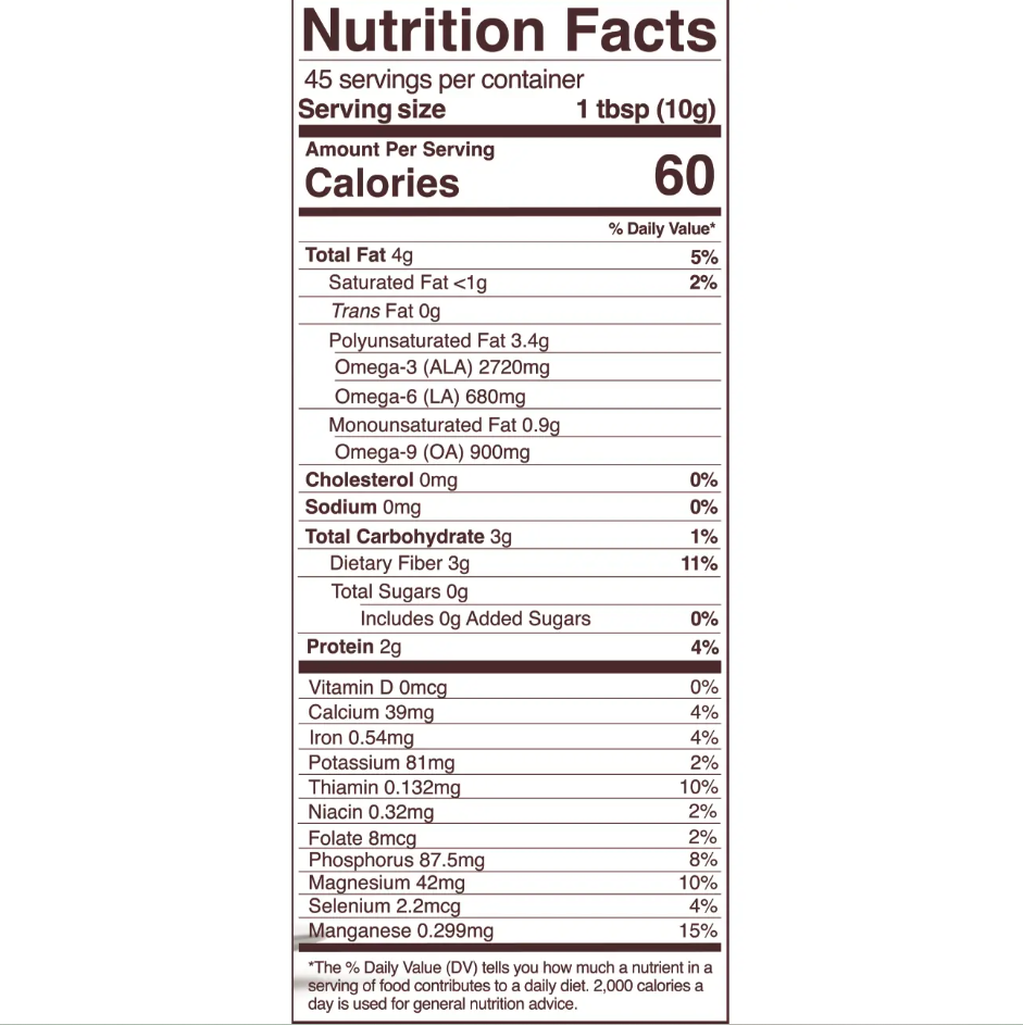 Golden Flax Seeds - Organic