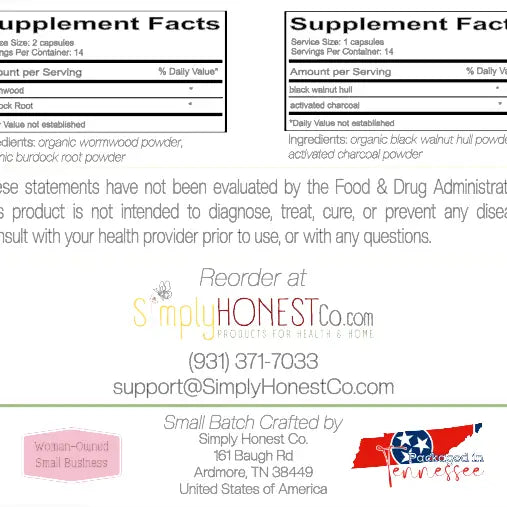 Parasite Cleanse - 2 Week Capsule Regimen